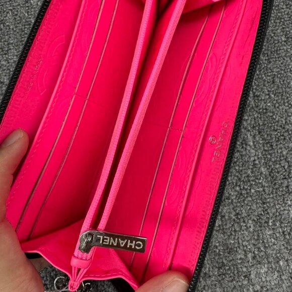 Chanel Cambon Black Leather Wallet 399-073125 - Picture 12 of 13